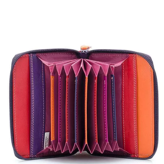 Sale Mywalit Zipped Credit Card Holder Sangria Multi